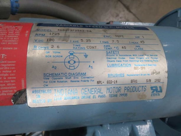 2" Killion, strand pelletizer w/20 knife carbide tip rotor, 1 HP DC, caster mounted, 230 V. - Image 6