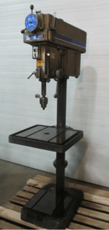20" Clausing #2274, drill press,vari-speed, 1-1/2 HP, #3 MT, 18" Jacobs ball bearing chuck, 3 phase - Image 3