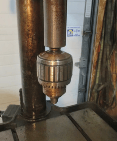 20" Clausing #2274, drill press,vari-speed, 1-1/2 HP, #3 MT, 18" Jacobs ball bearing chuck, 3 phase - Image 5