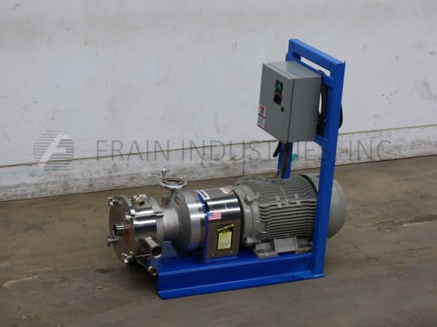 Greerco #W750H, horizontal high shear colloid mill, 30-120 GPM, 20 HP drive - Image 1