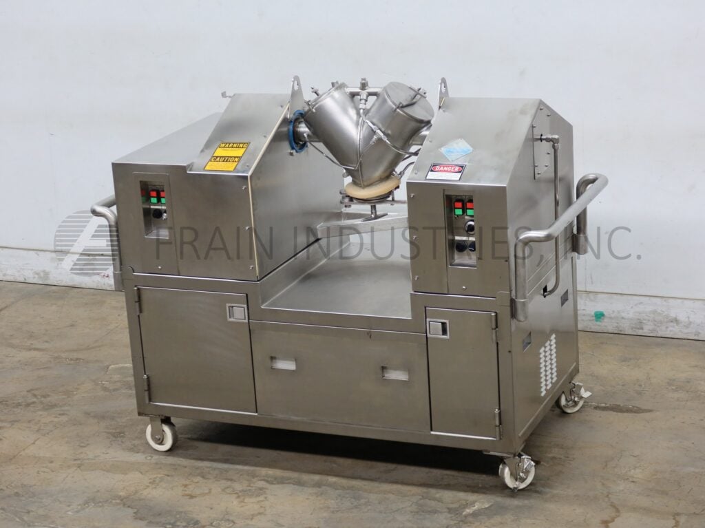 Patterson Kelley, 8 qt, 304 Stainless Steel jacketed, vacuum twin shell mixer, rated to 140 lbs. per ft - Image 5
