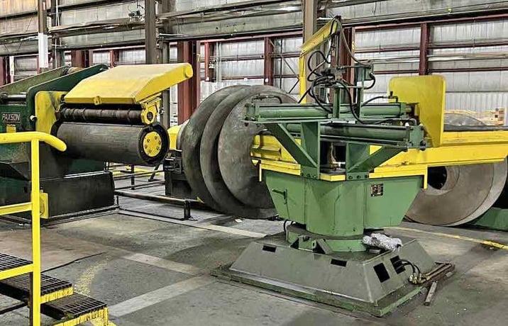 40000 lb. Paxson, 2 arm turnstile, powered rotation, hydraulic pushoff - Image 2