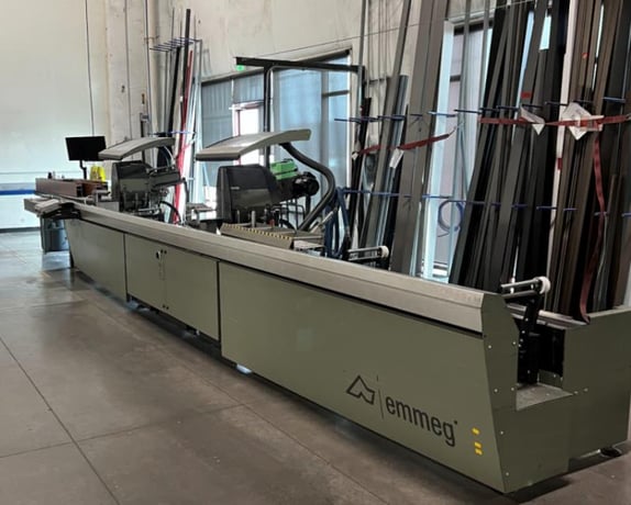 Emmegi #Precision-TS2-TU/6, automatic double end miter saw, 2016 - Image 1
