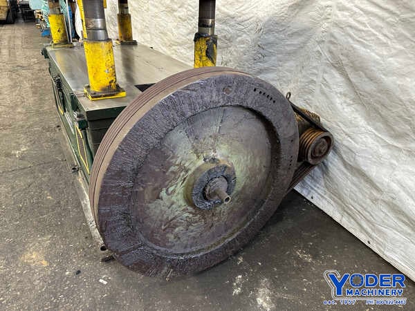80 Ton, Bradbury, 4-post cut-off press, 2 stroke, 18" Shut Height, 4" adjustment, air clutch, 20 HP - Image 5