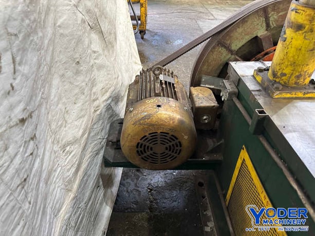 80 Ton, Bradbury, 4-post cut-off press, 2 stroke, 18" Shut Height, 4" adjustment, air clutch, 20 HP - Image 9