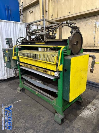 Black Brothers, roll coater, 56" length of rolls, 36-1/2" pass line height, air top & bottom roll adjustment - Image 1