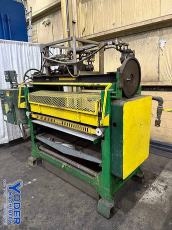 Black Brothers, roll coater, 56" length of rolls, 36-1/2" pass line height, air top & bottom roll adjustment - Image 2