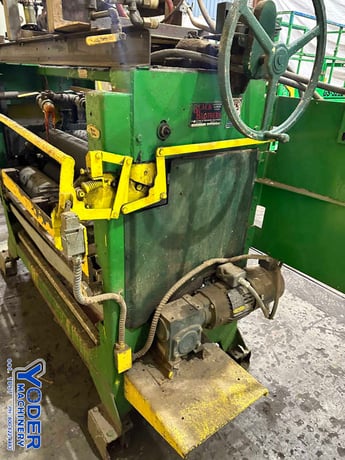 Black Brothers, roll coater, 56" length of rolls, 36-1/2" pass line height, air top & bottom roll adjustment - Image 3