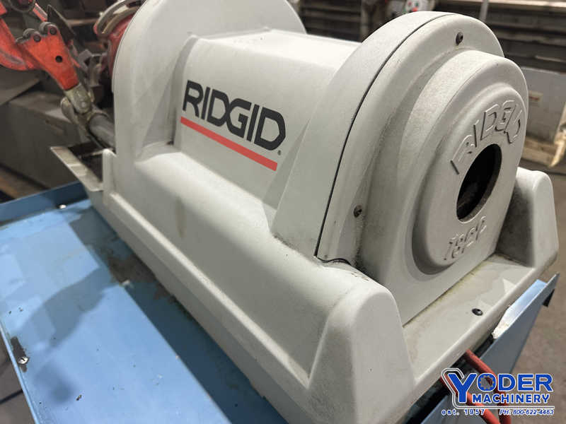 1/4" - 2" Ridgid #1822-I, bolt & pipe threader, 1/8"-2" pipe capacity, standard threading die, 1-1/2 HP - Image 9