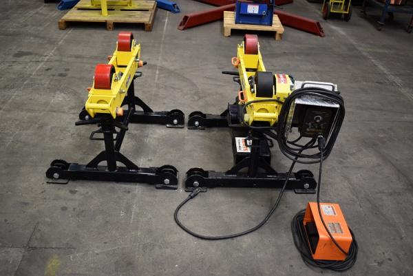 4 Ton, LJ Welding #HD2L-100/150, pipe turning rolls, 2"-36" pipe diameter range, variable speed, foot pedal - Image 2