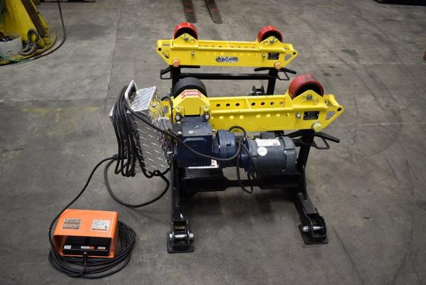 4 Ton, LJ Welding #HD2L-100/150, pipe turning rolls, 2"-36" pipe diameter range, variable speed, foot pedal - Image 3