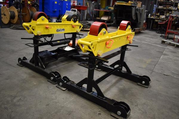 4 Ton, LJ Welding #HD2L-100/150, pipe turning rolls, 2"-36" pipe diameter range, variable speed, foot pedal - Image 6