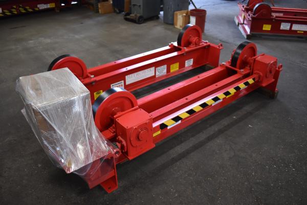 5 Ton, Weldwire #WWRD-5 / WWRI-5, turning roll set, 6"-13' diameter range, 14" polyurethane wheels, variable - Image 2