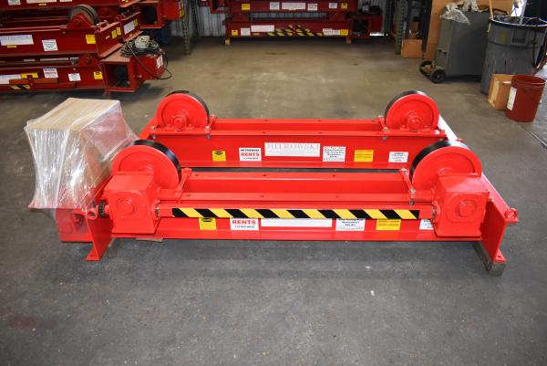 5 Ton, Weldwire #WWRD-5 / WWRI-5, turning roll set, 6"-13' diameter range, 14" polyurethane wheels, variable - Image 3