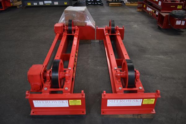 5 Ton, Weldwire #WWRD-5 / WWRI-5, turning roll set, 6"-13' diameter range, 14" polyurethane wheels, variable - Image 4