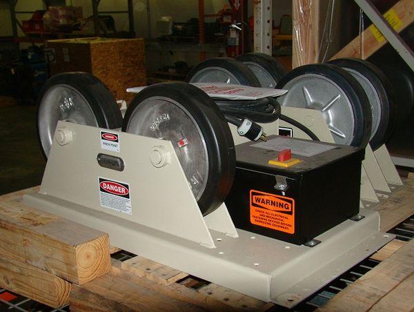 2 Ton, Pandjiris #Piper-3, pipe turning rolls, 2.5" x12" rubber wheel, 3.5"-40" diameter, variable speed DC - Image 4