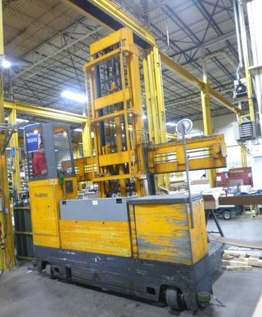 8000 lb. (3700 kg) Hubtex #MSU37, electric multidirectional sideloader - Image 2