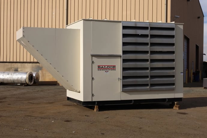 200 KW Baldor #IGLC350-2N, generator, enclosed, 432 hours, 2006, #090819 - Image 1