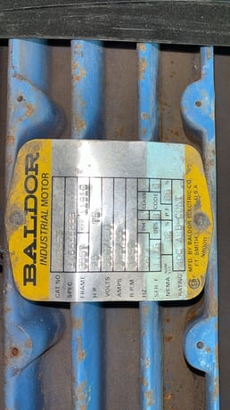 75 HP 1760 RPM Baldor, Frame 365T, TE, 1.15 service factor - Image 2