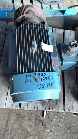 75 HP 1775 RPM Weg, Frame 3645T, TEFC, 1.15 service factor, 230/460 Volts - Image 1