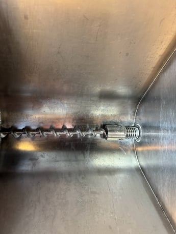 Scaletran #VMF, volumetric screw feeder w/Stainless Steel hopper & screw, 1/2" dia. x 36" long screw & tube - Image 7
