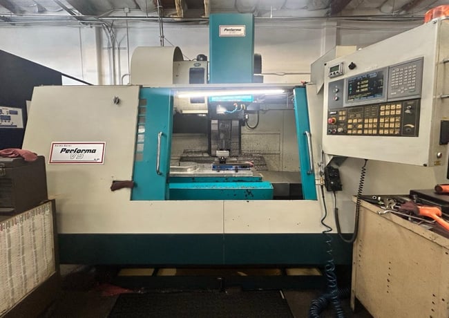 Akira-Seiki #Performa-V5AXP, CNC vertical machining center, Mitsubishi Control, 51.2" X, 21.3" Y, 22" Z - Image 1