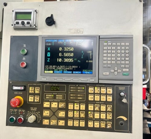 Akira-Seiki #Performa-V5AXP, CNC vertical machining center, Mitsubishi Control, 51.2" X, 21.3" Y, 22" Z - Image 2