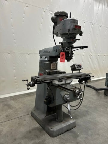 Bridgeport #Series-I, vertical knee mill, 9" x48" table, 2 HP, power feed on X, #16541 - Image 2