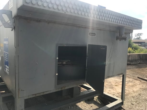 8246 sq.ft., 150 psi, Harsco Industrial Air-X-Changer, air fin cooler, Carbon Steel header and tube, 2014 - Image 4