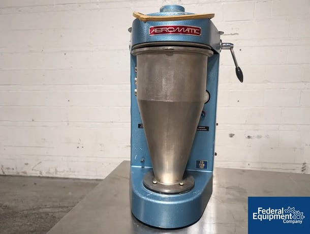 Aeromatic Fielder #STREA-1, Fluid Bed Dryer, plastic chamber, (no top spray nozzle), 1.5 kw/h heater, 0.75 hp - Image 1