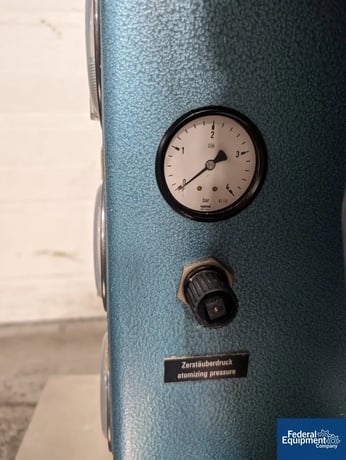 Aeromatic Fielder #STREA-1, Fluid Bed Dryer, plastic chamber, (no top spray nozzle), 1.5 kw/h heater, 0.75 hp - Image 6