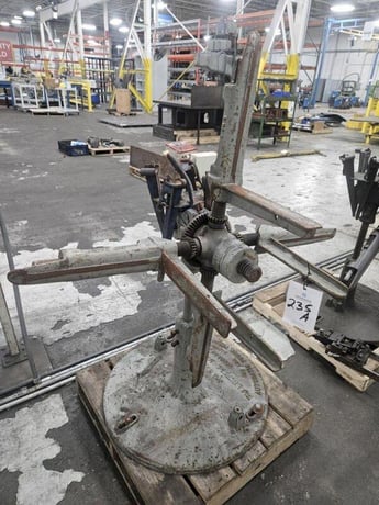 600 lb. Littell, non-motorized uncoiler, 10" mandrel, 36" outside dimensions, 15"-20" ID, manual adj. - Image 3