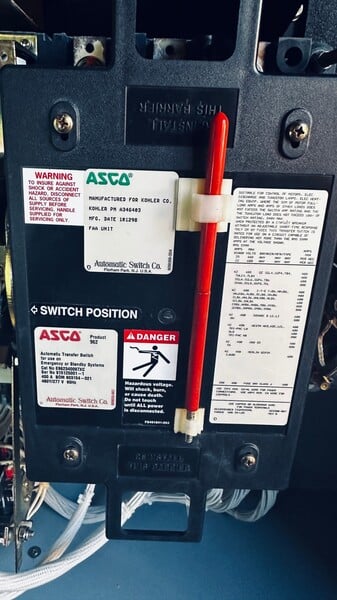 400 Amp. ASCO 962 Automatic Transfer & Bypass isolation switch 480 Volts - Image 4
