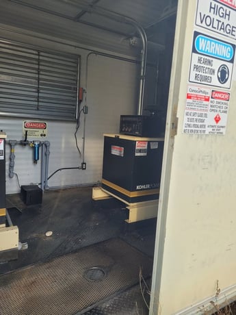 100 KW Kohler #100RZ72, standby natural gas generator set, 480 Volts, 145 / 6421 hours - Image 4