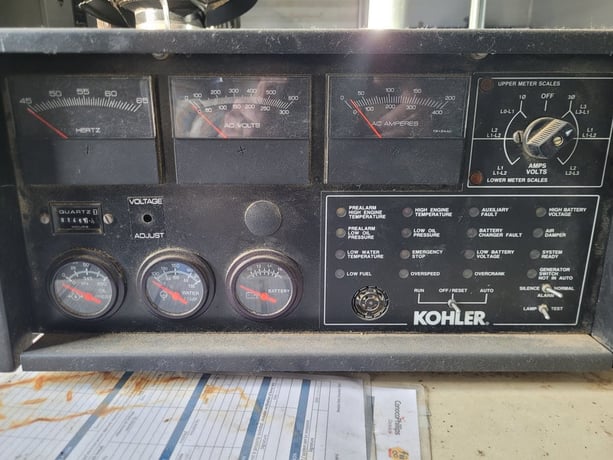 100 KW Kohler #100RZ72, standby natural gas generator set, 480 Volts, 145 / 6421 hours - Image 8