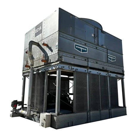 642 Ton, Evapco #ATC-1284E-1G, evaporative condenser, 2 motors, 1 tower unit, 110050 cfm, 400 psi - Image 2