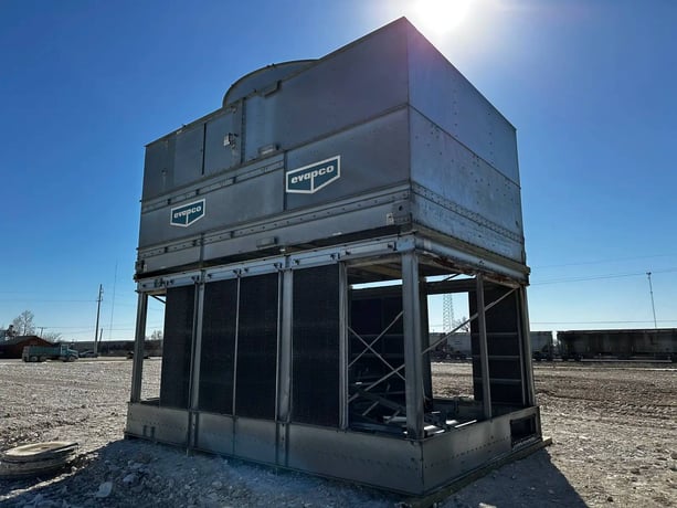 642 Ton, Evapco #ATC-1284E-1G, evaporative condenser, 2 motors, 1 tower unit, 110050 cfm, 400 psi - Image 5