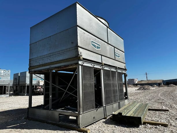 642 Ton, Evapco #ATC-1284E-1G, evaporative condenser, 2 motors, 1 tower unit, 110050 cfm, 400 psi - Image 6