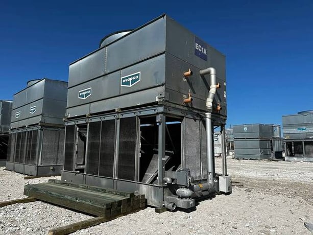 642 Ton, Evapco #ATC-1284E-1G, evaporative condenser, 2 motors, 1 tower unit, 110050 cfm, 400 psi - Image 7