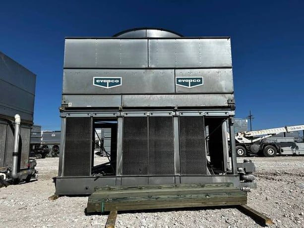 642 Ton, Evapco #ATC-1284E-1G, evaporative condenser, 2 motors, 1 tower unit, 110050 cfm, 400 psi - Image 8