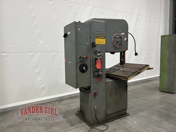 20" DoAll #2012-2H, vertical band saw, 154" blade, #16645 - Image 3