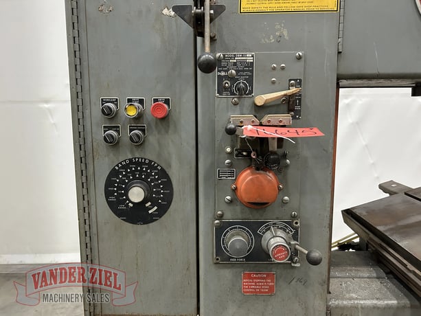 20" DoAll #2012-2H, vertical band saw, 154" blade, #16645 - Image 4