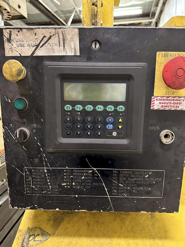100 Ton, Wysong #XCL100-120, hydraulic press brake, 10' overall, 8" stroke, S/N XL8-100 - Image 5