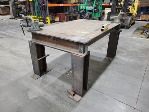 Welding table with Wilton 6" vise, #16858 - Image 3