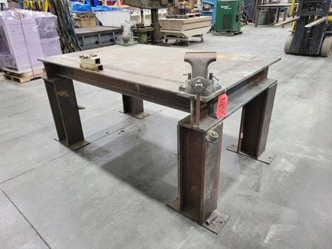 Welding table with Wilton 6" vise, #16858 - Image 4