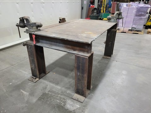 Welding table with Wilton 6" vise, #16858 - Image 5
