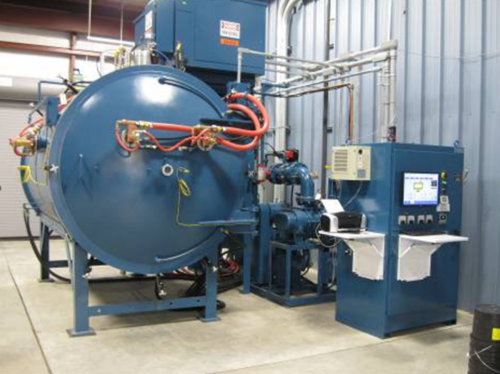 26" width x 55" D x 21" H, AVS Tungsten Recycling Furnace, 2 heaters - Image 1