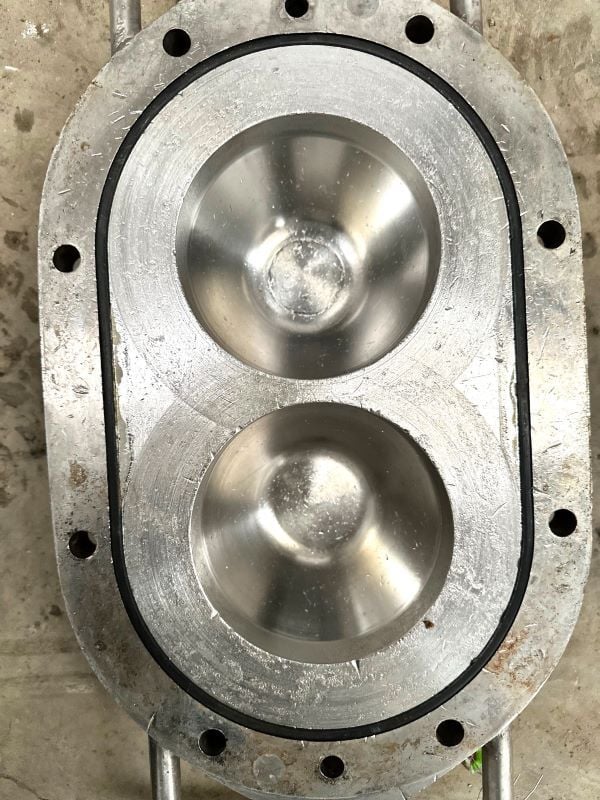 Waukesha Cherry-Burrell #130U2, rotary lobe, positive displacement pump, 3" Tri-calmp inlet/outlet - Image 8