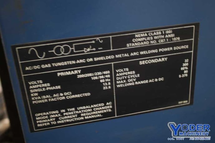 Miller #Syncrowave-300, welder - Image 6