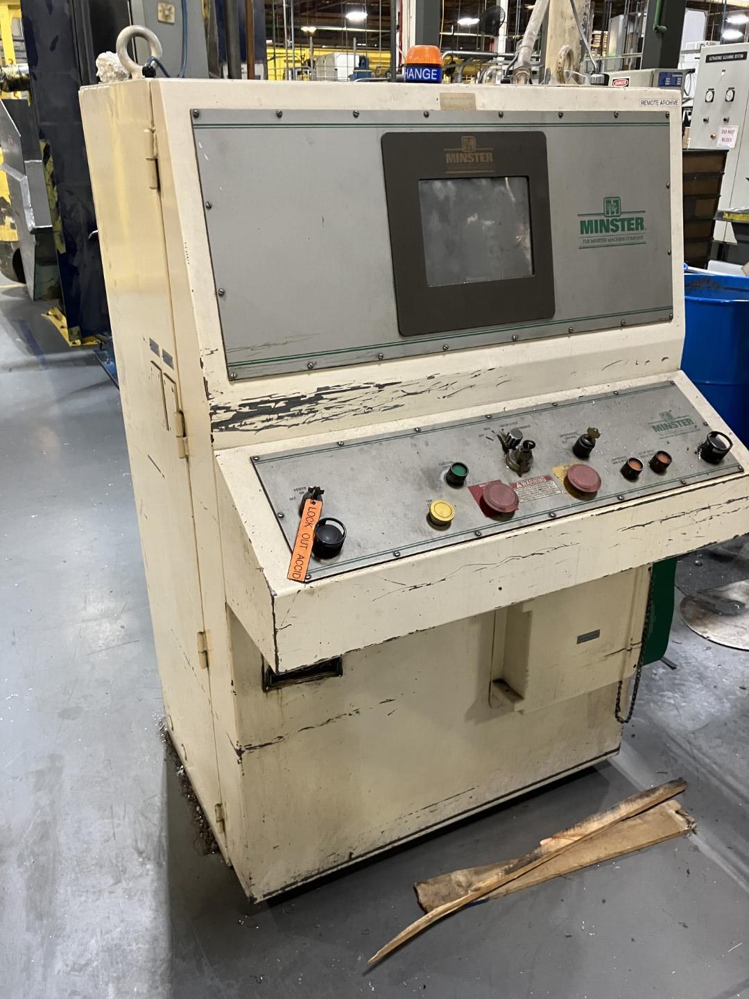 30 Ton, Minster Piecemaker #P2-30-30, straight side double crank press, 2" stroke, 7.5" window, 400 SPM, 19" - Image 3